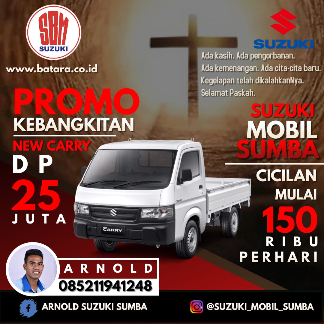 Promo Kebangkitan Paskah Suzuki New Carry Pick Up SBM