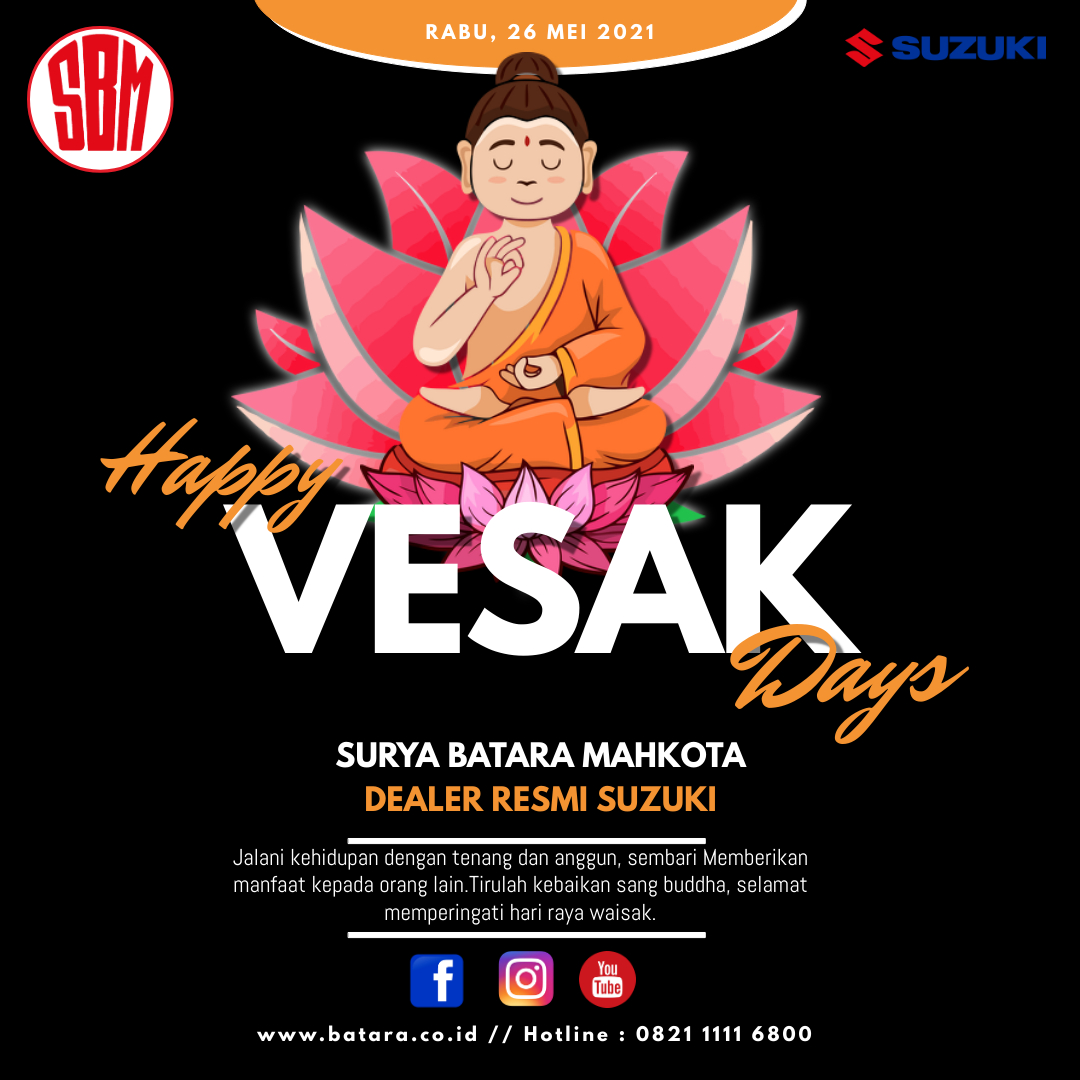 Memperingati hari raya waisak Suzuki SBM