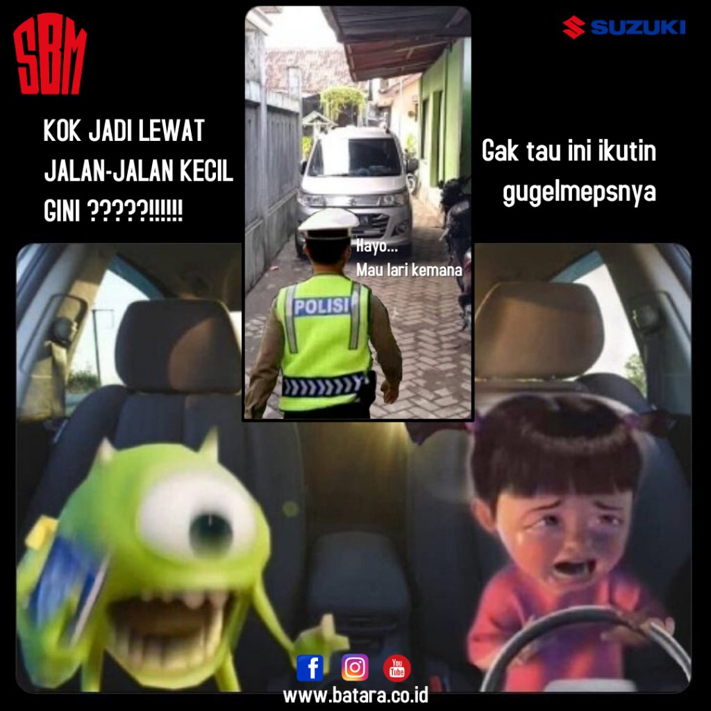 lewat Jalan Sempit Suzuki SBM