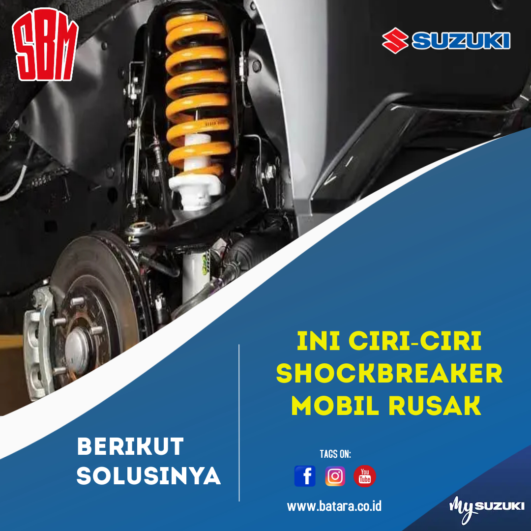 ciri-ciri shockbreaker rusak Suzuki SBM