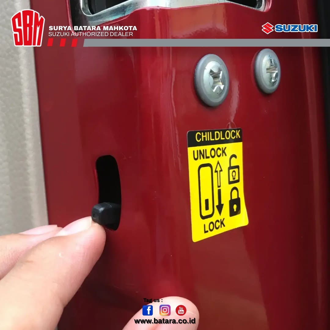 Mengaktifkan Fitur Child Lock, Suzuki SBM
