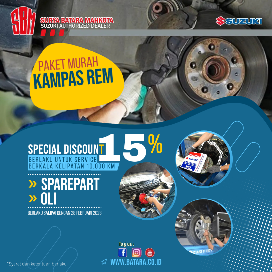 Paket Murah Kampas Rem Suzuki SBM