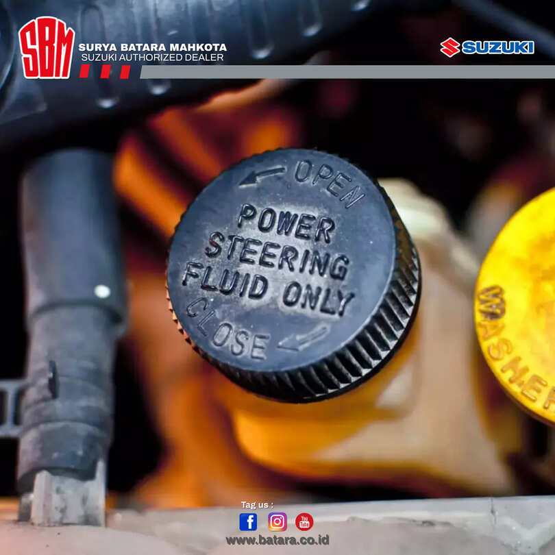 Penyebab Dampak Buruk Dari Kebocoran Cairan Power Steering - Suzuki SBM