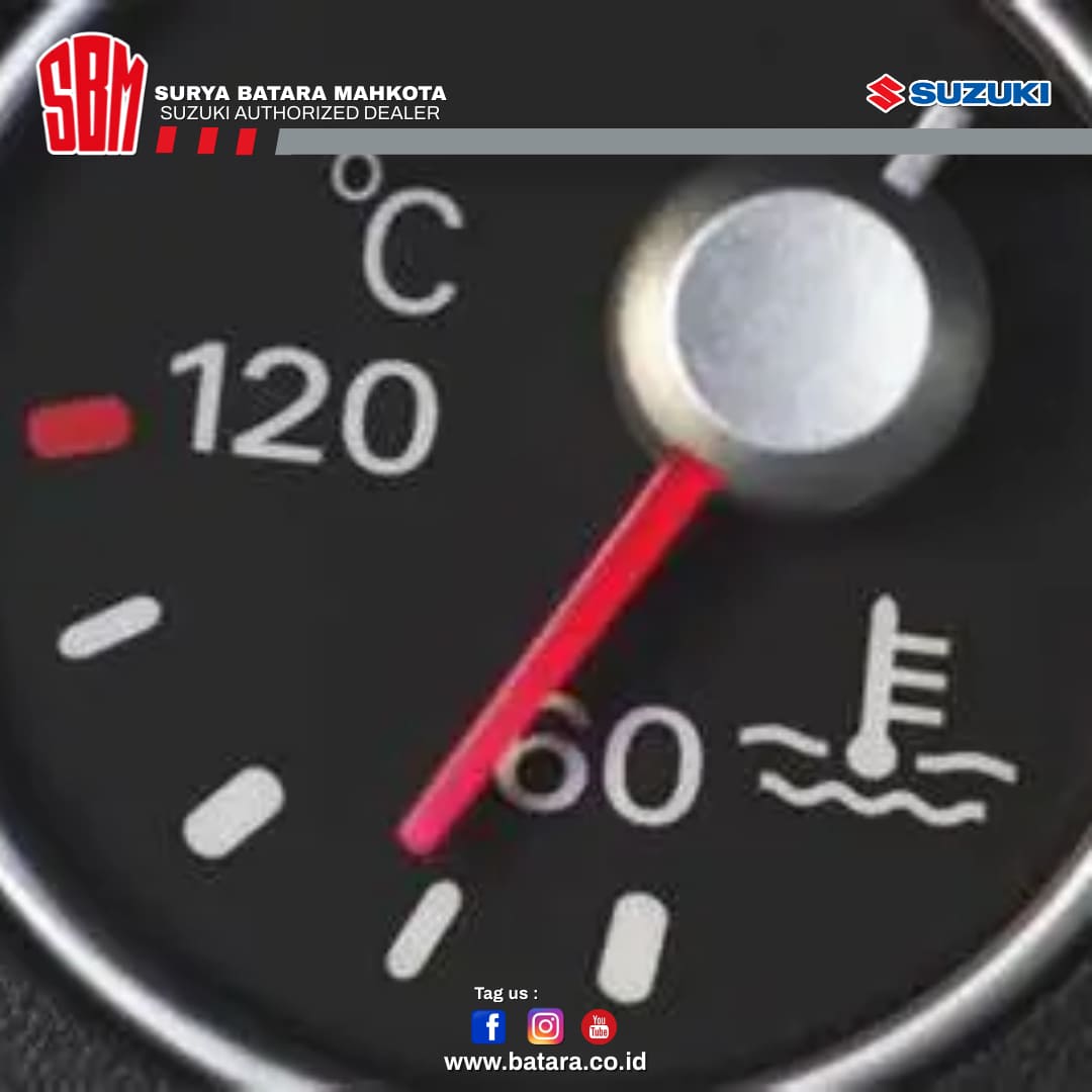 Lampu Indikator Suhu Radiator Mobil Menyala, Suzuki SBM
