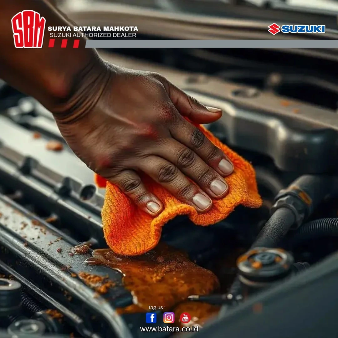 Lumpur atau Kerak Oli Mobil, pahami Bahayanya Suzuki SBM
